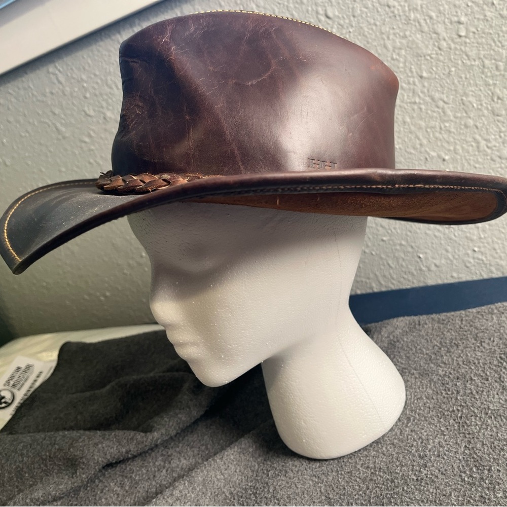 Vintage Henshel leather hat - Picture 2 of 14